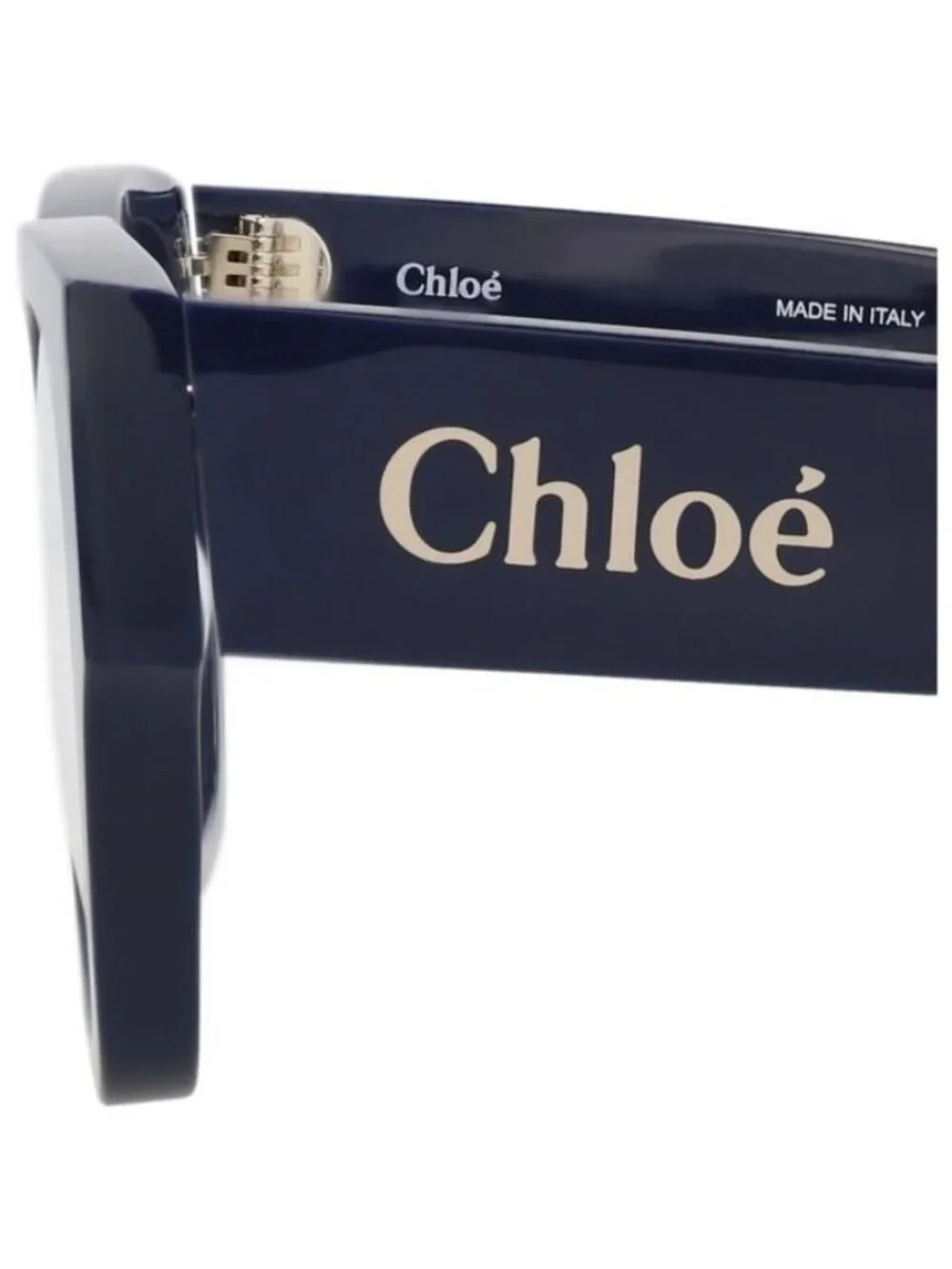 New Chloé Womens Square/Rectangle Blue Blue Transparent Fashion Designer Eyeglas